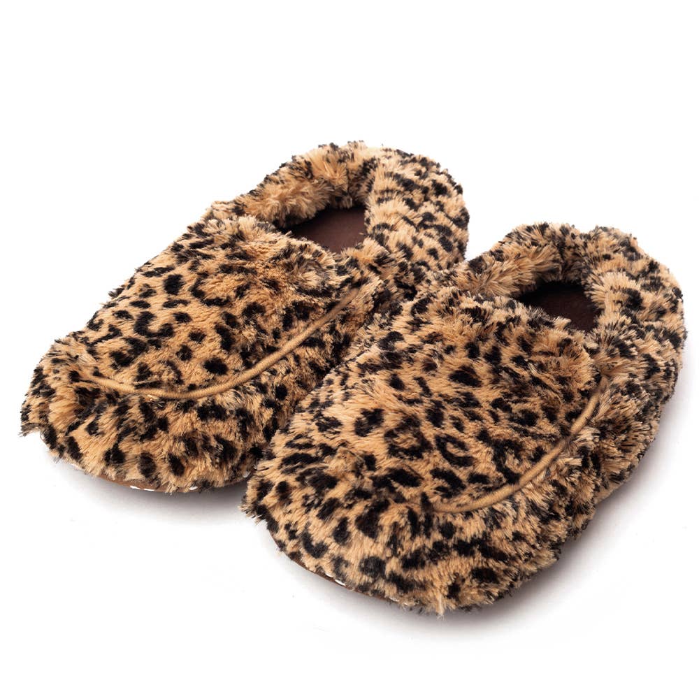 Slippers-Warmies (Leopard)