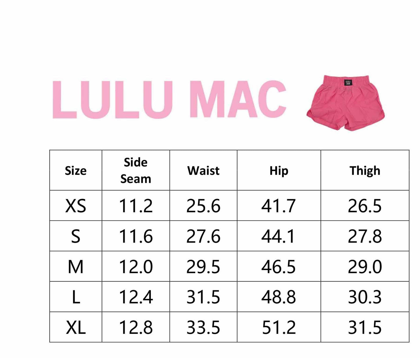 LULU MAC SOLID SHORTS-BLACK