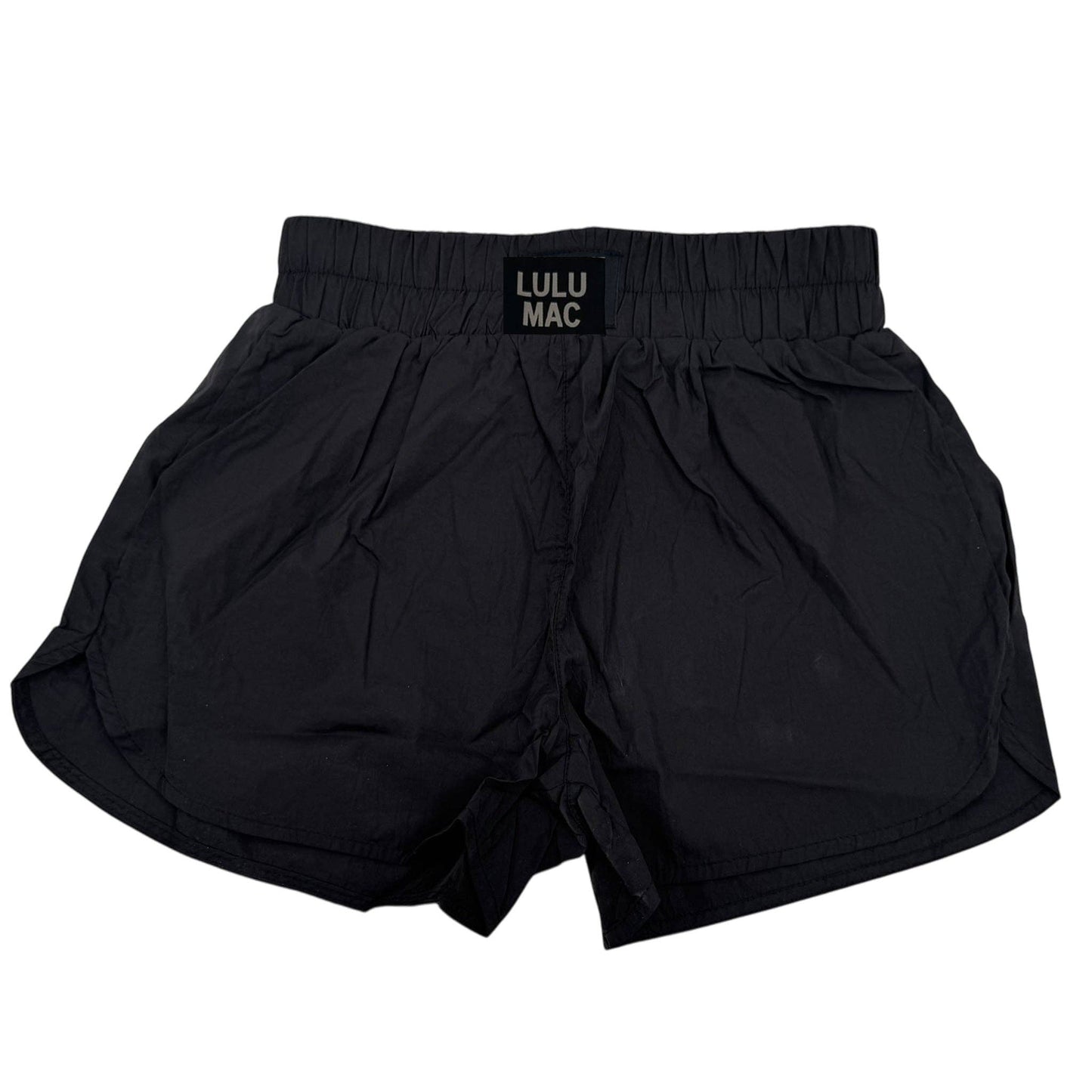 LULU MAC SOLID SHORTS-BLACK