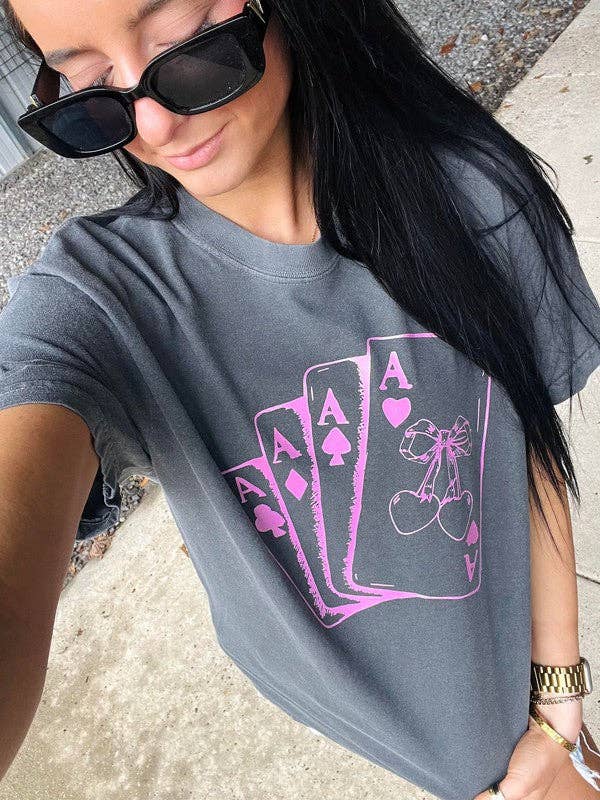 Cherry Card's Stack Graphic Tee