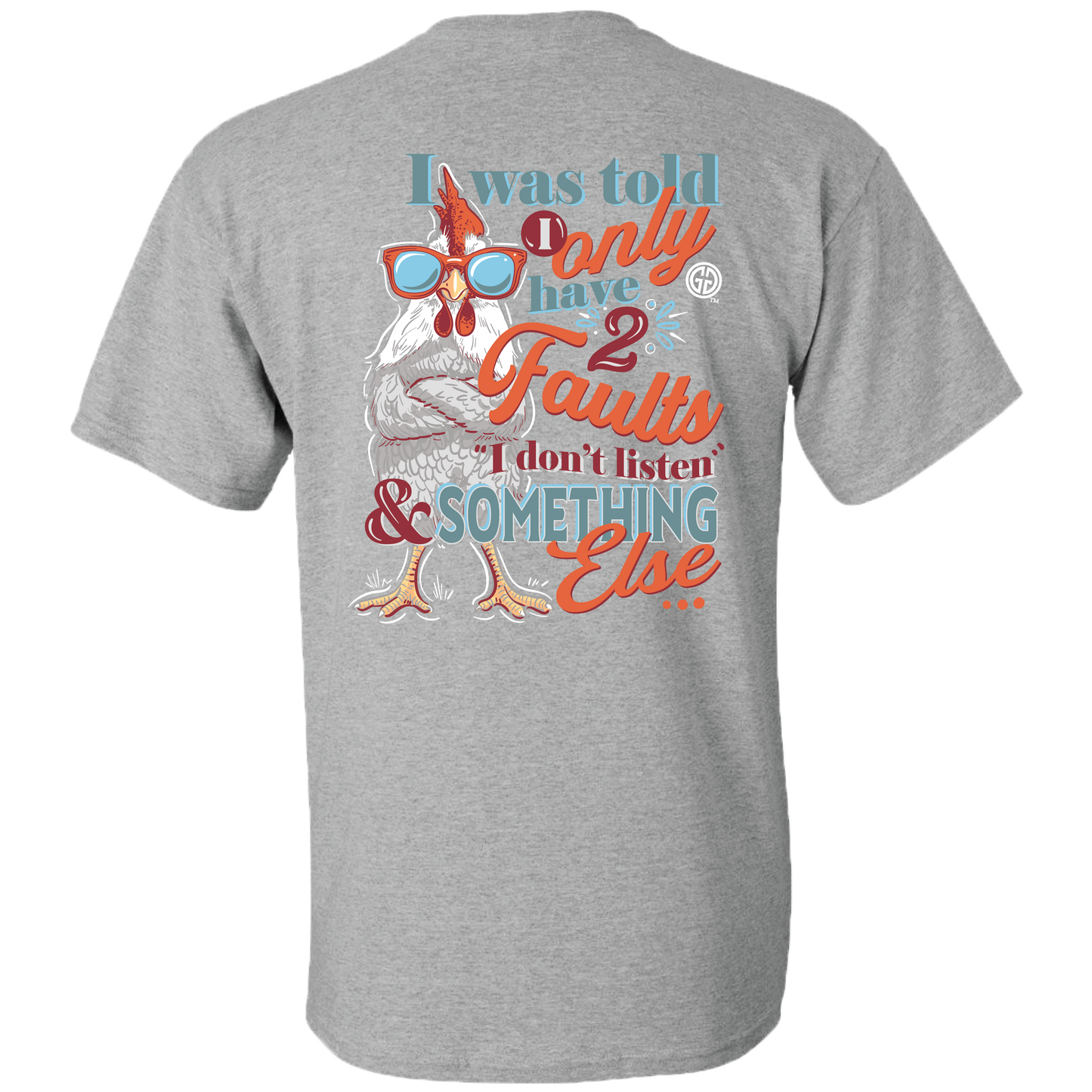 Two Faults Southern Sassy Country Western Short Sleeve Graphic Tee