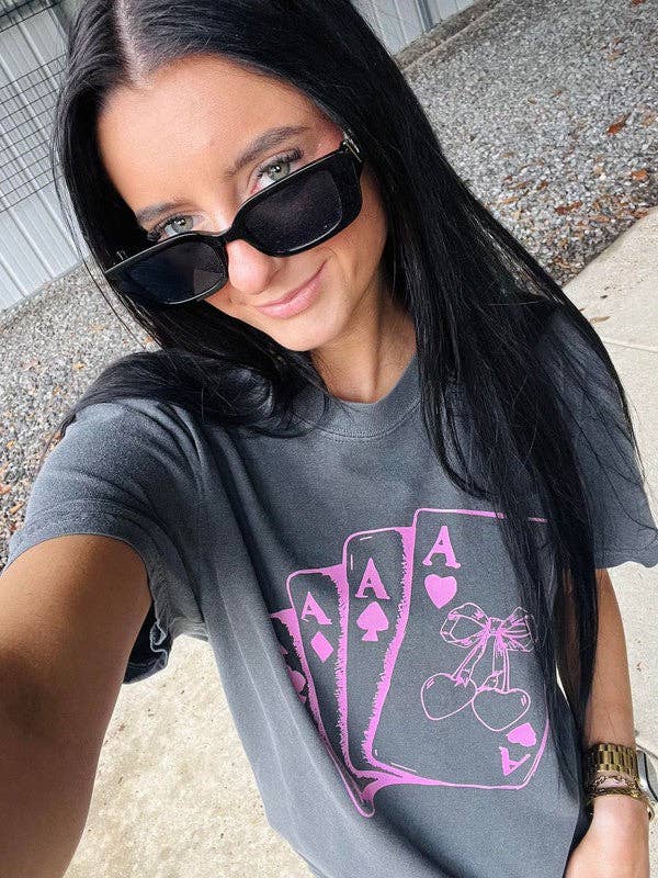 Cherry Card's Stack Graphic Tee