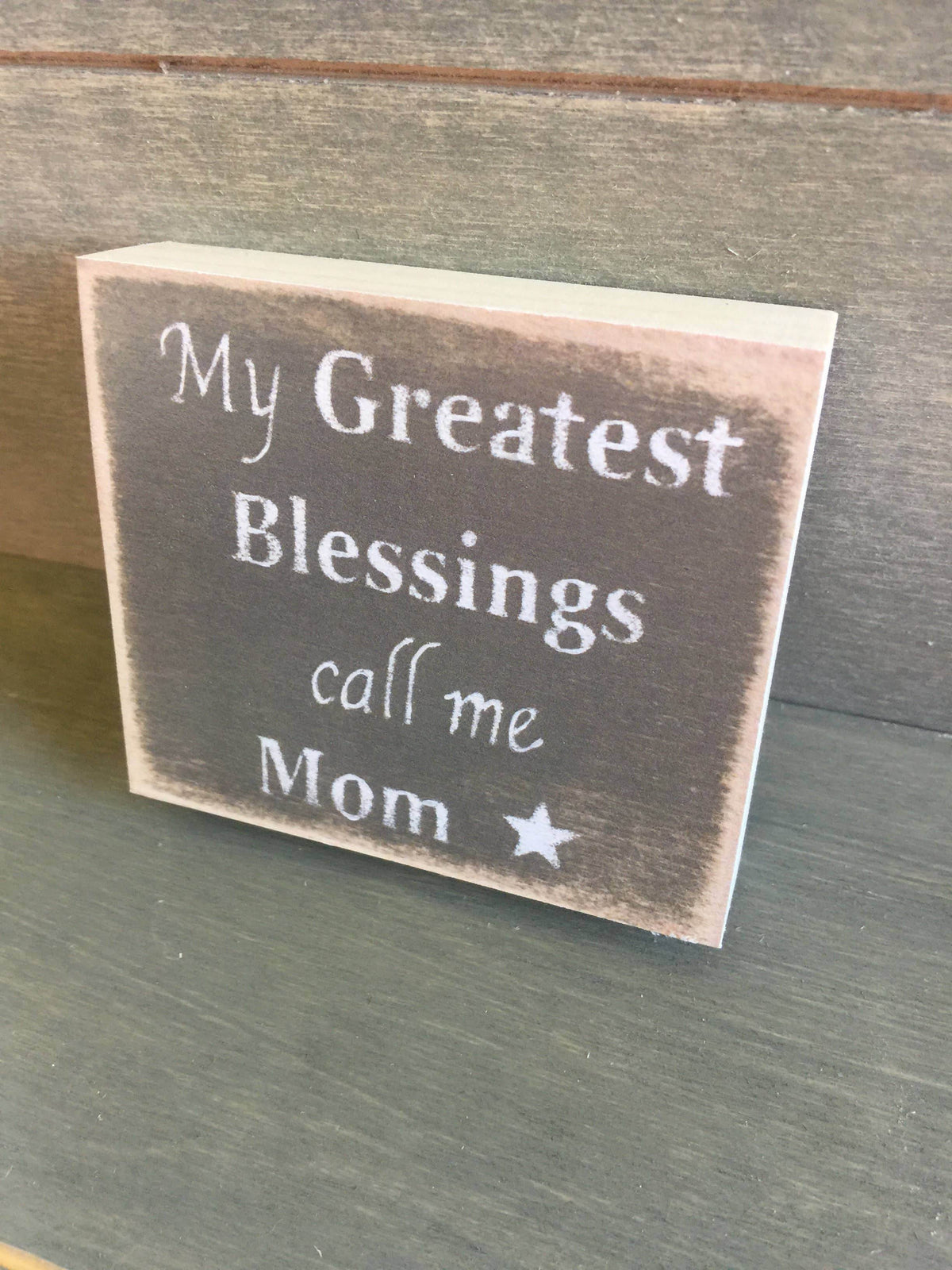 3x3- My Greatest Blessings- Sign - 7 Semicolon Couture