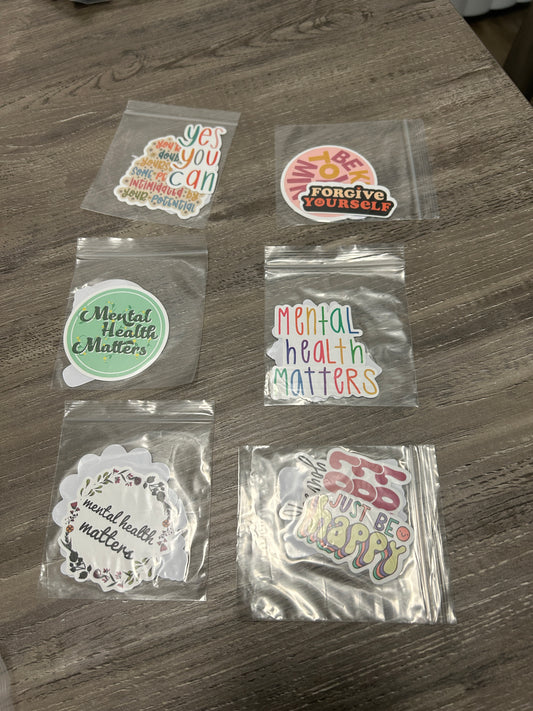 Stickers-Mental Health & Suicide Awareness-3 pk