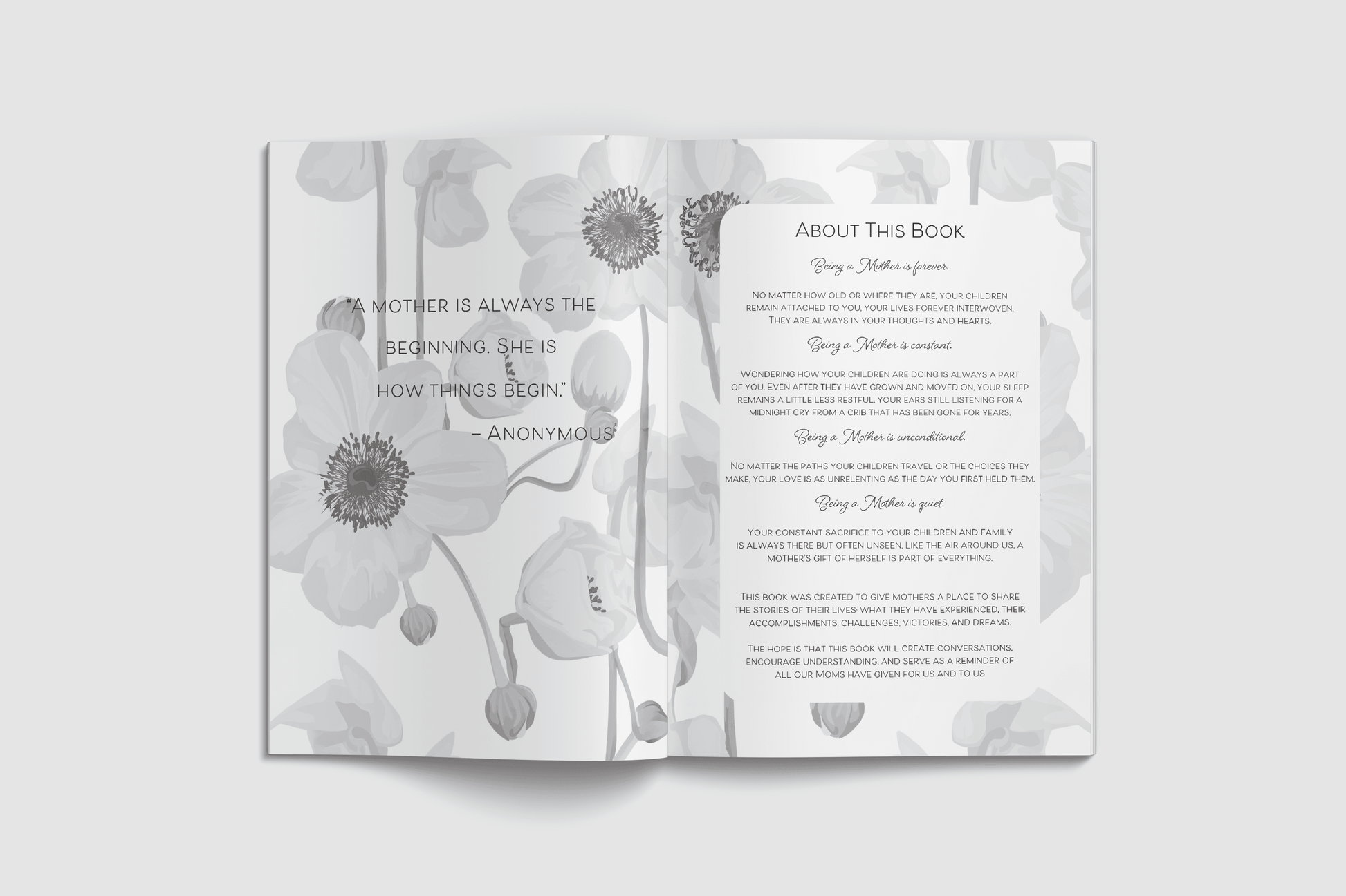 Mom, I Want to Hear Your Story- Journal - 7 Semicolon Couture
