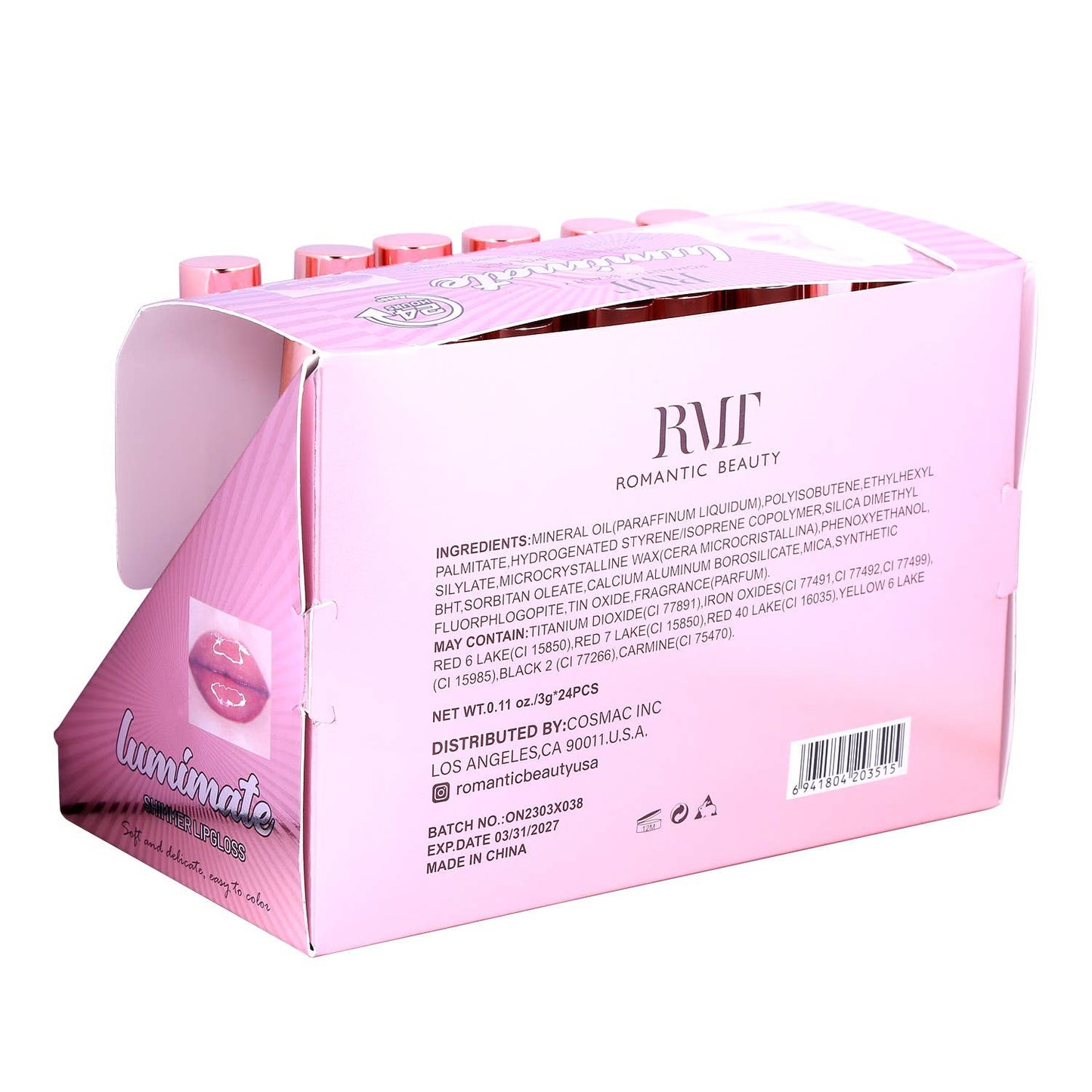 Luminate Shimmer Lip Gloss NUDE Tones