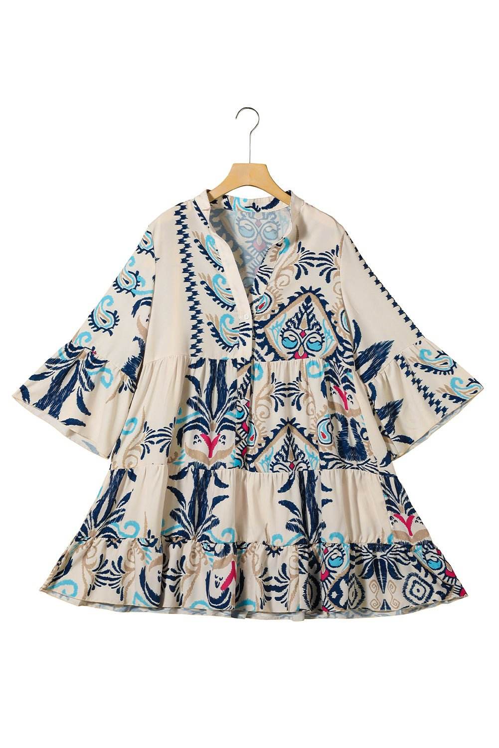 Tribal Print Dress - 7 Semicolon Couture