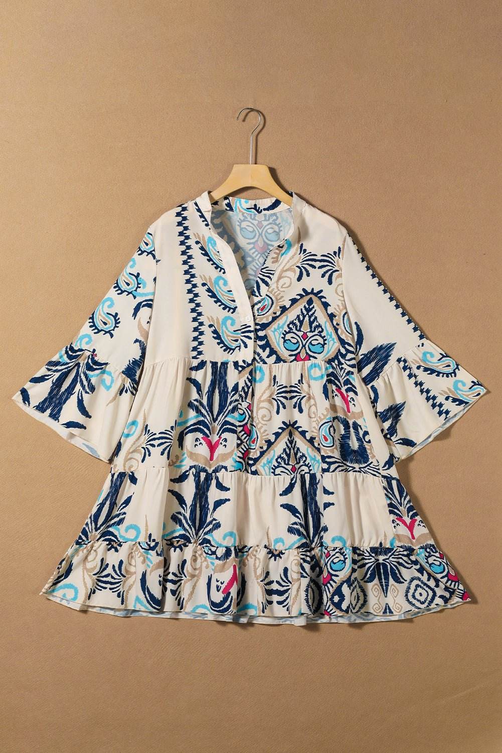 Tribal Print Dress - 7 Semicolon Couture