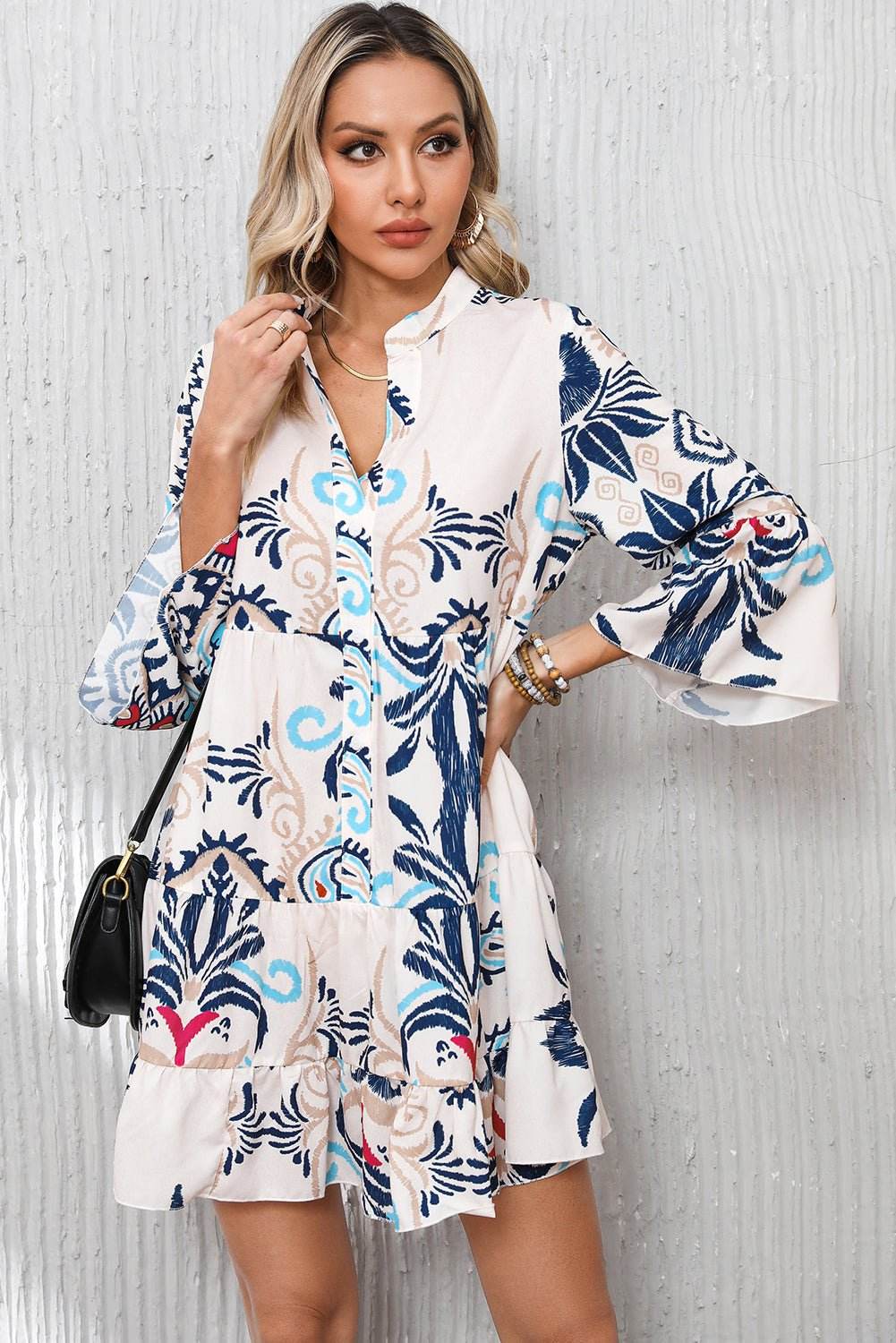 Tribal Print Dress - 7 Semicolon Couture