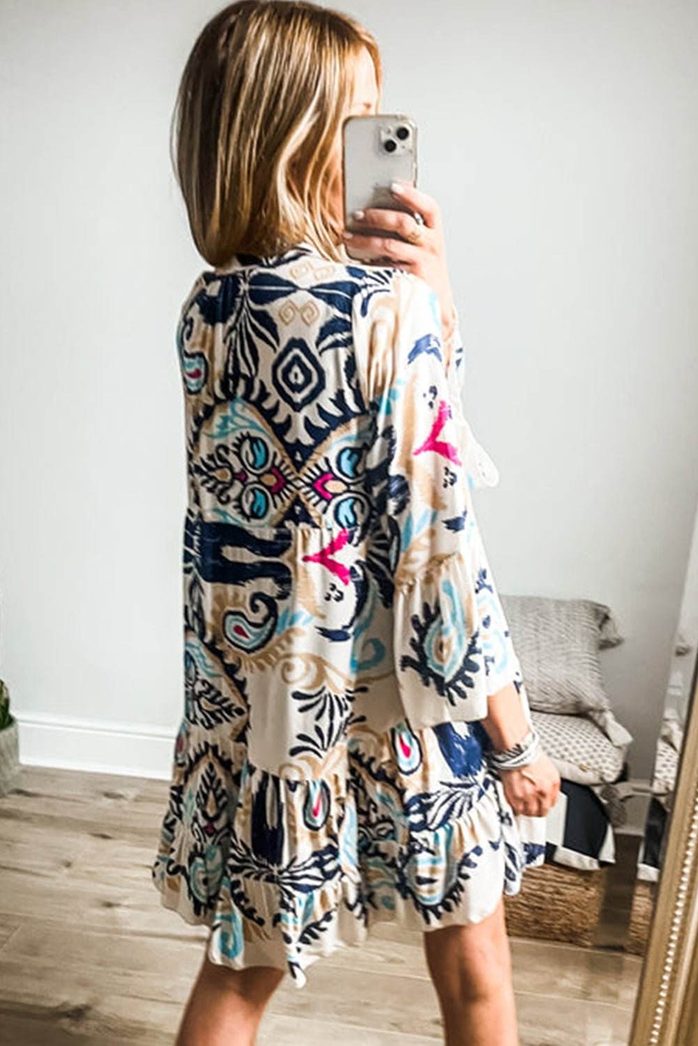 Tribal Print Dress - 7 Semicolon Couture