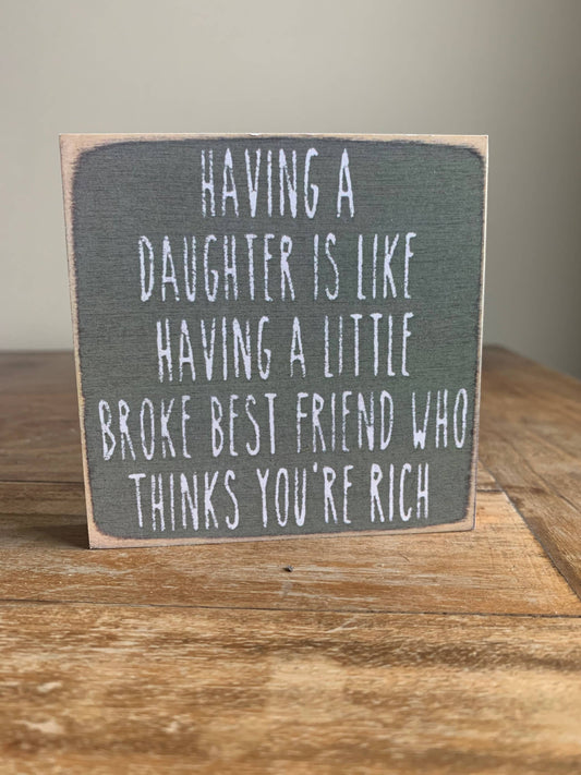 4X4-Daughter Best Friend-SIGN