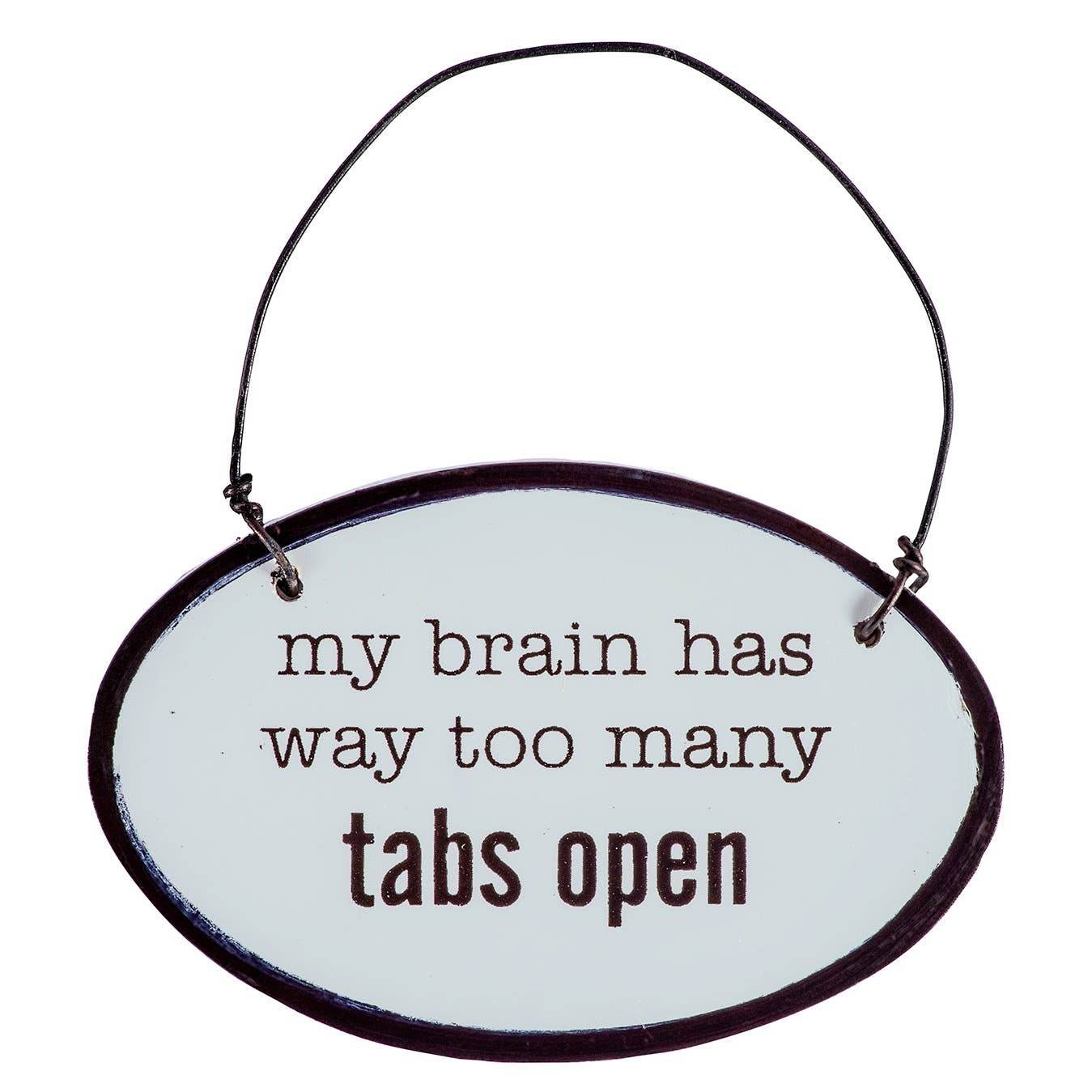 Say It with Sass Mini Oval Wall Hangings - 7 Semicolon Couture