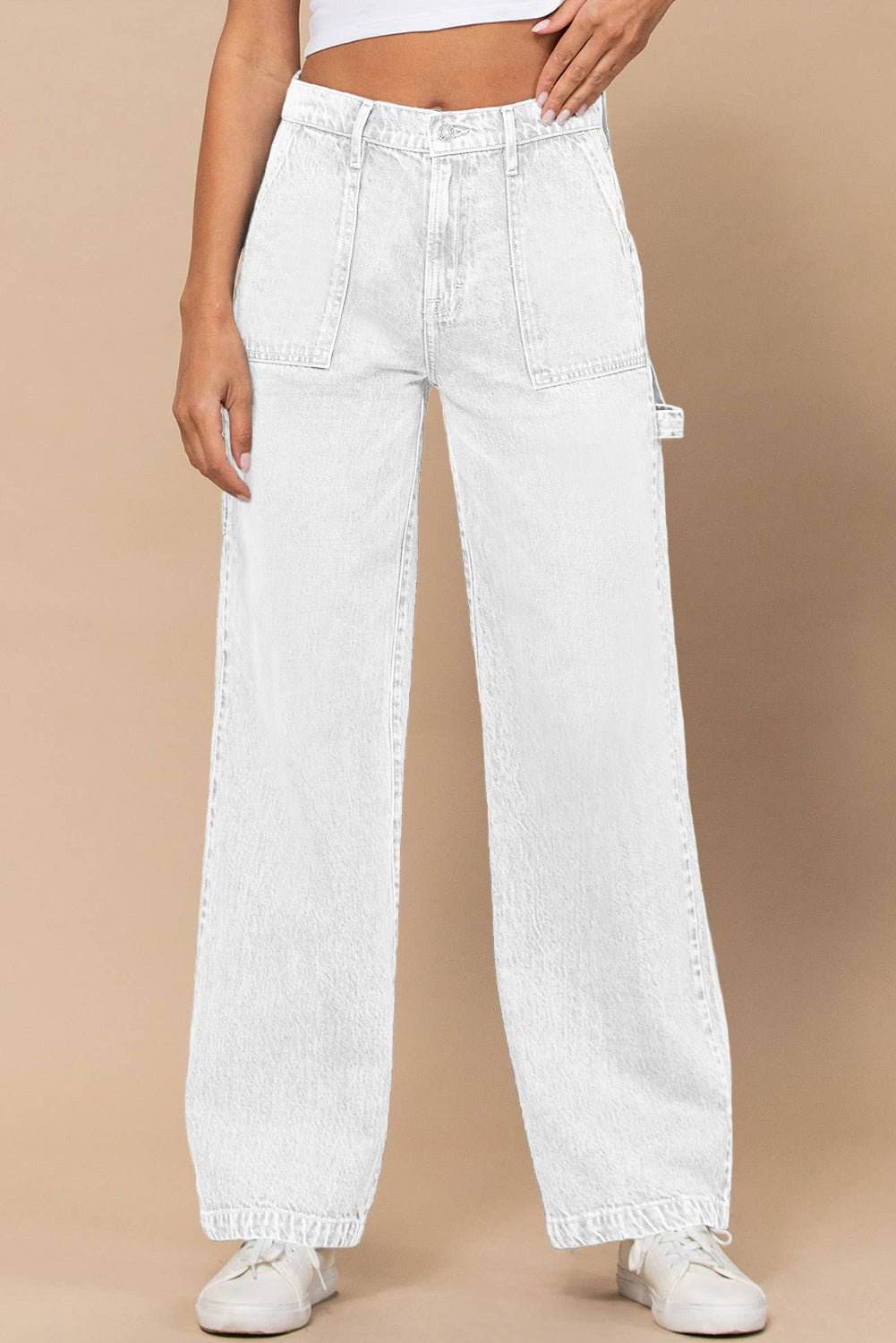 High Waist Cargo Pants - 7 Semicolon Couture