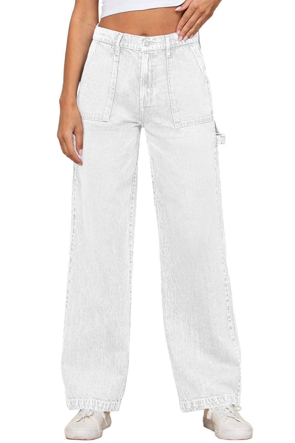 High Waist Cargo Pants - 7 Semicolon Couture
