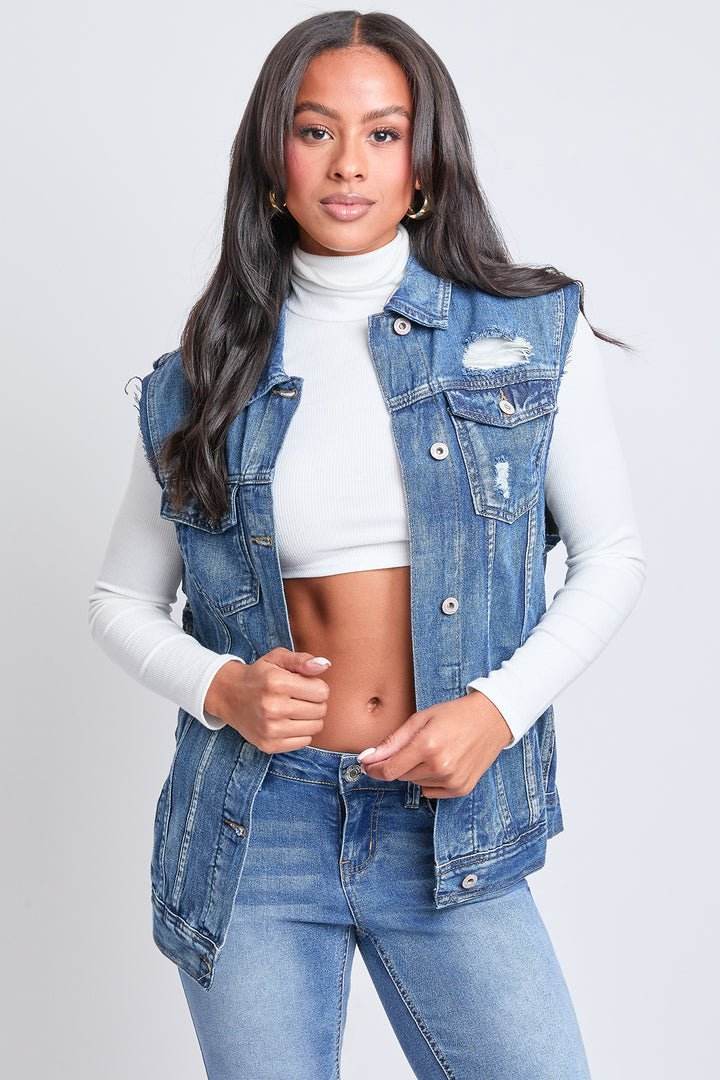 YMI- Boyfriend Vest - 7 Semicolon Couture