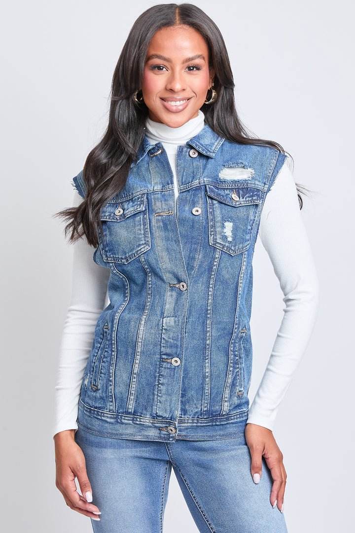 YMI- Boyfriend Vest - 7 Semicolon Couture